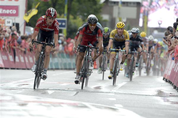 Tiesj Benoot and Philippe Gilbert